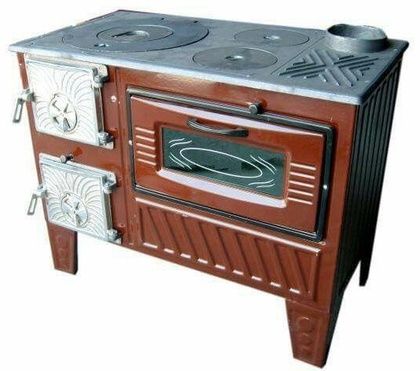 Отопительно-варочная печь МастерПечь ПВ-03 с духовым шкафом, 7.5 кВт в Чернушке