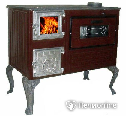 Отопительно-варочная печь МастерПечь ПВ-06 с духовым шкафом, 7.5 кВт в Чернушке