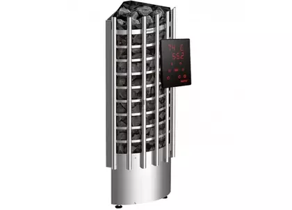 Электрокаменка для сауны Harvia Glow Corner TRC70XE c цифровой панелью управления в Чернушке