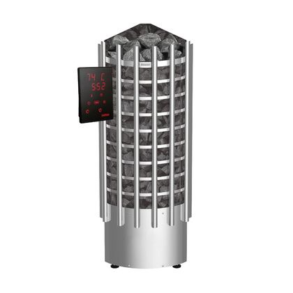 Электрокаменка для сауны Harvia Glow Corner TRC90XE c цифровой панелью управления в Чернушке