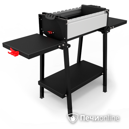 Мангал Grillver Крафтикс Сильвер на подставке в Чернушке